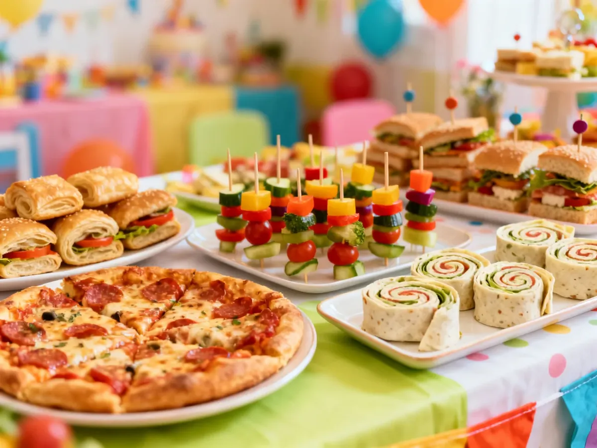 Wytrawne przekąski w małych porcjach na dziecięcy kinderbal